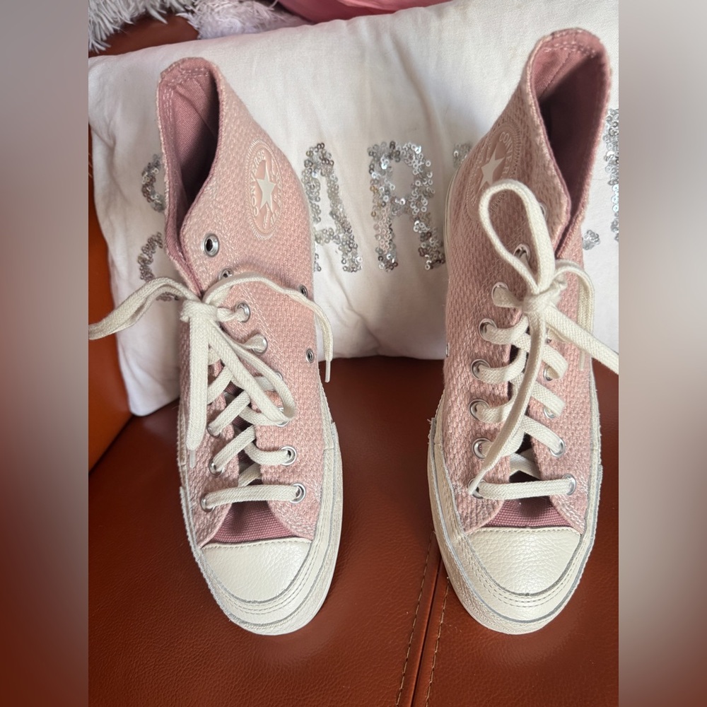 Converse Women's Pink High-Top Sneakers